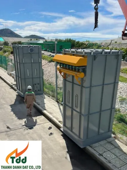 Dự Án Sản Xuất - Lắp Đặt Bàn Giao Hệ Thống Rung Giũ Khí Nén Công Trình Bình Thuận 