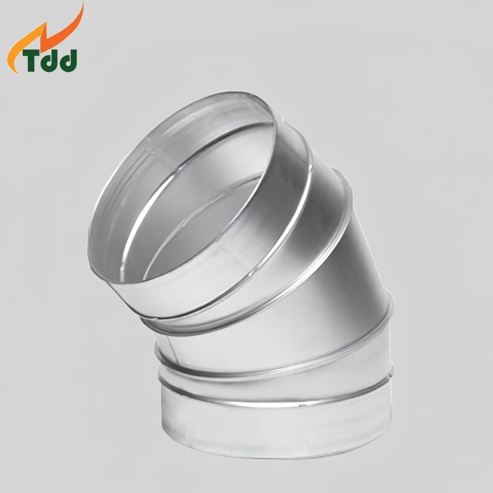 Co 45 độ ống gió tròn